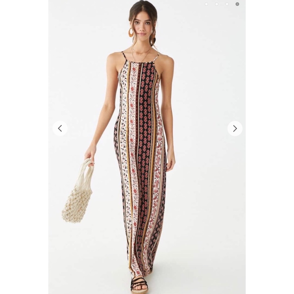 Forever 21 Cami Allover Print Maxi Dress